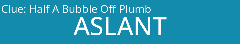 Half A Bubble Off Plumb