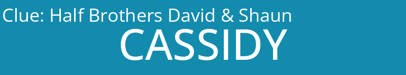 Half Brothers David & Shaun