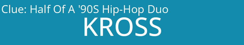 Half Of A '90S Hip-Hop Duo