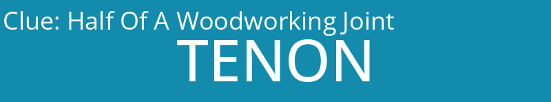 Half Of A Woodworking Joint