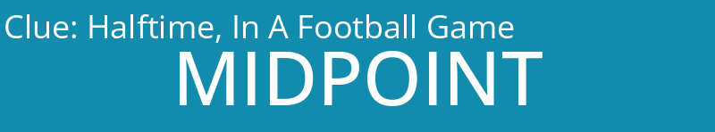 Halftime, In A Football Game