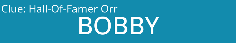 Hall-Of-Famer Orr
