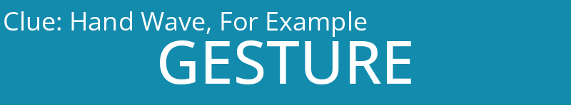 Hand Wave, For Example