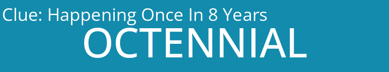 Happening Once In 8 Years