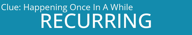 Happening Once In A While