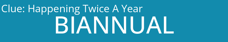 Happening Twice A Year