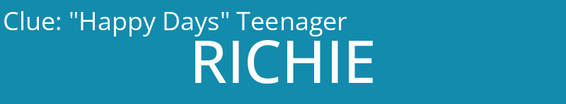 "Happy Days" Teenager