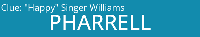 "Happy" Singer Williams