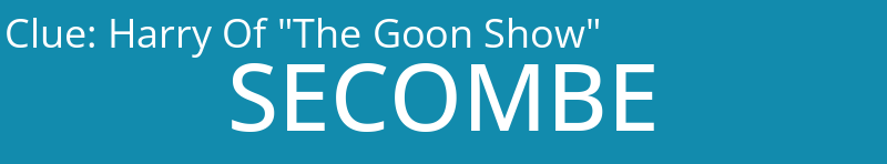 Harry Of "The Goon Show"