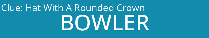 Hat With A Rounded Crown