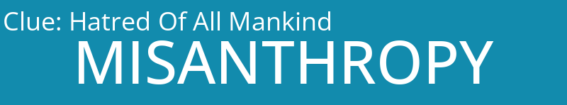 Hatred Of All Mankind