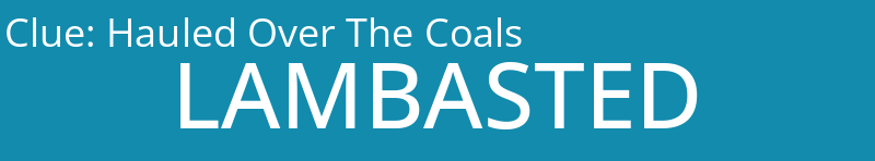 Hauled Over The Coals