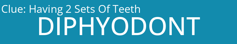 Having 2 Sets Of Teeth