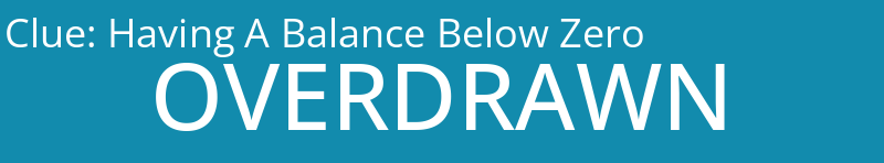 Having A Balance Below Zero