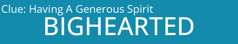 Having A Generous Spirit