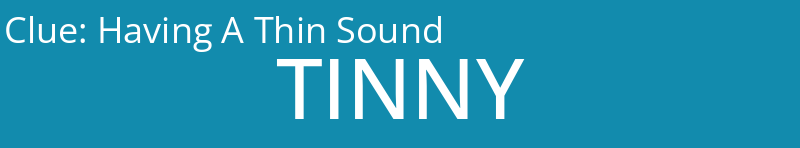 Having A Thin Sound