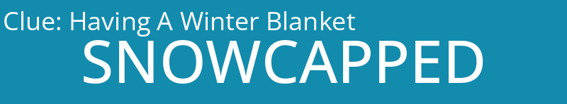 Having A Winter Blanket