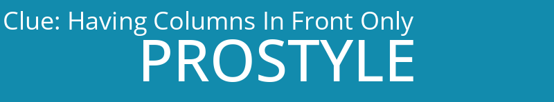 Having Columns In Front Only