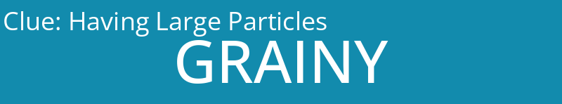 Having Large Particles