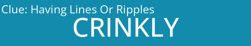 Having Lines Or Ripples