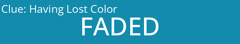 Having Lost Color