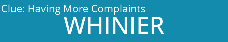 Having More Complaints