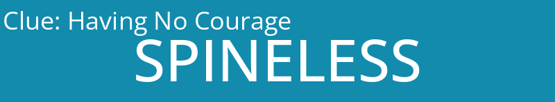 Having No Courage