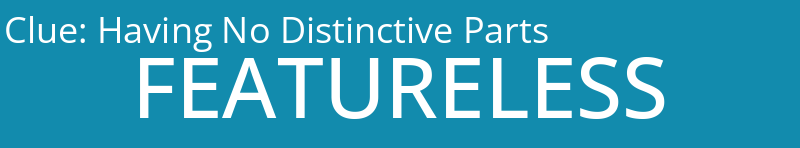 Having No Distinctive Parts