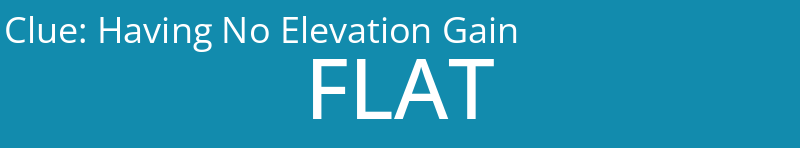 Having No Elevation Gain
