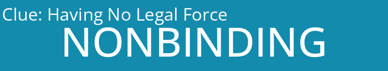 Having No Legal Force