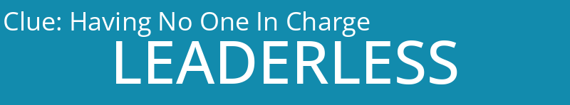 Having No One In Charge