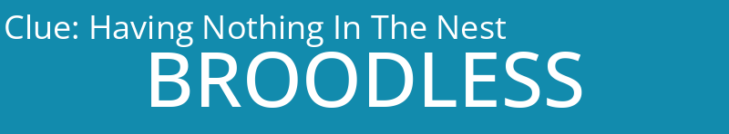 Having Nothing In The Nest