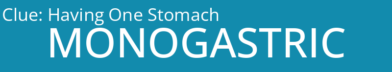 Having One Stomach