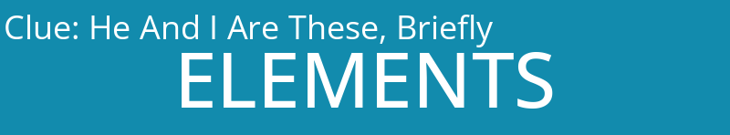 He And I Are These, Briefly