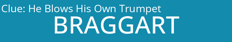 He Blows His Own Trumpet