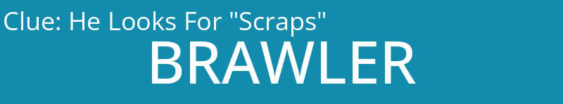 He Looks For "Scraps"