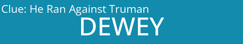 He Ran Against Truman