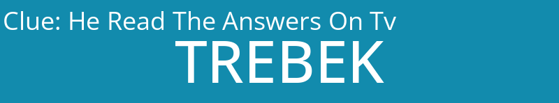 He Read The Answers On Tv