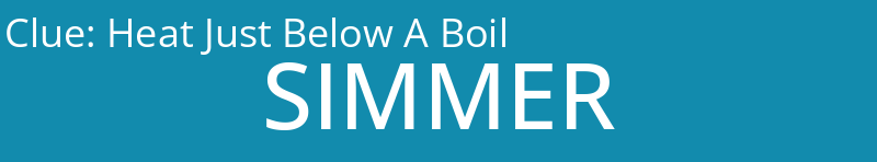 Heat Just Below A Boil