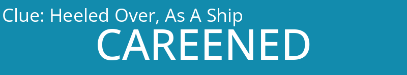 Heeled Over, As A Ship