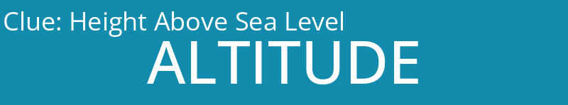 Height Above Sea Level