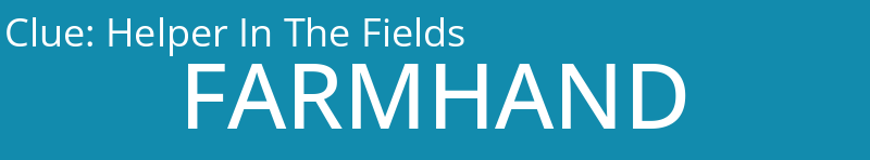 Helper In The Fields