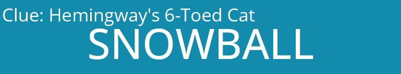 Hemingway's 6-Toed Cat