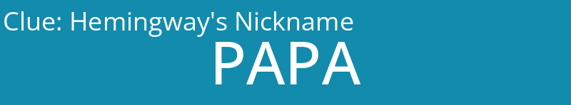 Hemingway's Nickname