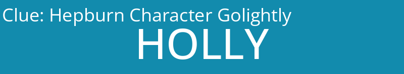 Hepburn Character Golightly