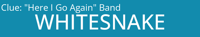 "Here I Go Again" Band