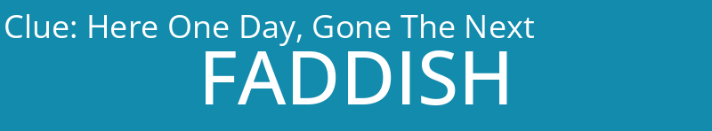 Here One Day, Gone The Next