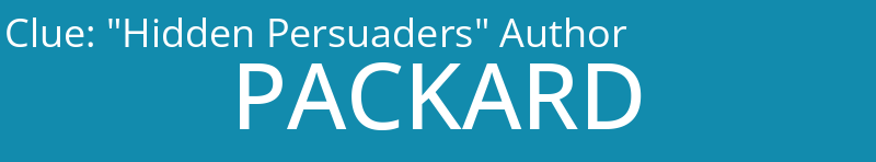 "Hidden Persuaders" Author