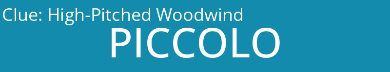 High-Pitched Woodwind