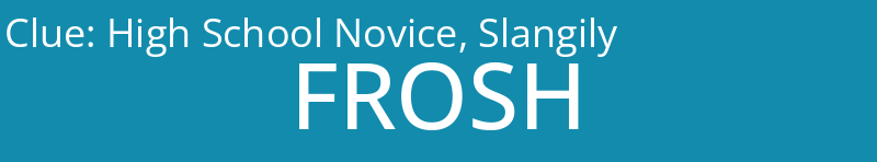 High School Novice, Slangily